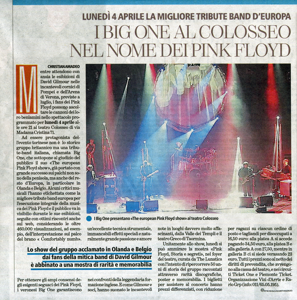 The Lunatics Expo - TORINO 2016 - Torino Sette 1 apr. 2016 review